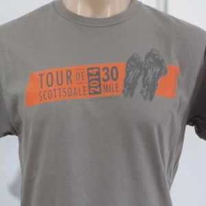 Camiseta deportiva Tour de Scottsdale 2014 30 Mile Ride GRANDE Arizona gris naranja - Imagen 1 de 9