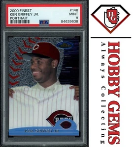 Ken Griffey Jr PSA 9 2000 Topps Finest Portrait #146 - Imagen 1 de 2