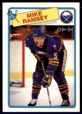 1988-89 O-Pee-Chee Mike Ramsey Buffalo Sabres #133