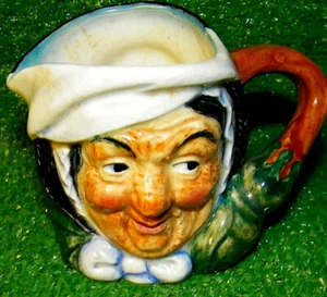 Occupied Japan Porcelain Coffee Mug Old Woman 1950s RARE - Picture 1 of 4