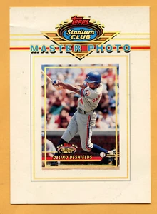 1993 Topps Stadium Club Master foglio fotografico Delino Deshields (IN OTTIME CONDIZIONI) - Foto 1 di 1
