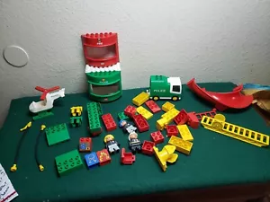 Lego Duplo 2811, Fire Truck Police Station Vehicles & Figures, INCOMPLETE, As-IS - Picture 1 of 11