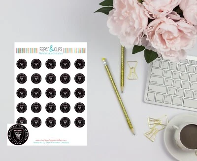 Inter Miami CF Soccer Planner Stickers - Image 1 of 2