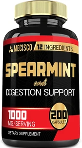 Spearmint Supplement with Berberine Hcl, Ginger & More - 200 Capsules - Spear... - Picture 1 of 12