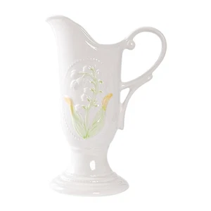 Ceramic Pitcher Vase Milk Jug Vase Versatile Table Centerpiece Decorative for - Picture 1 of 7
