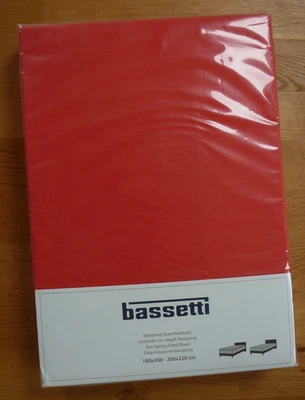 Bassetti Boxspring Spannbettlaken/Topper 180 x 220 cm orange "Neu OVP" - Bild 1 von 2