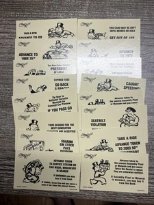 Monopoly 50Th Anniversary Corvette, Edition Edition 2003  Emblem-16 Cards - Picture 1 of 2