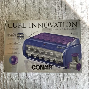 Conair Curl Innovation 12 rodillos y clips de cerámica flocados nuevos - Imagen 1 de 6