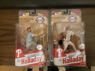 Roy Halladay Philadelphia Phillies MLB 26 Lot Of 2 McFarlane Bronze 437/1000  - Image 1 of 4