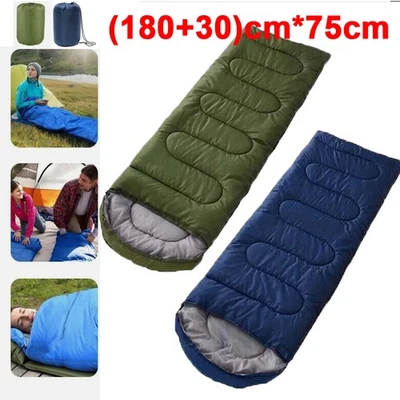 Outdoor Envelope Sleeping Bag Waterproof Warm Adult Camping Hiking for 4 Season - Image 1 of 4