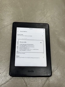 Amazon Kindle Paperwhite 7th Generation eReader Black Built-In Light WiFi - Picture 1 of 5