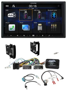 Alpine Bluetooth 2DIN Lenkrad DAB USB Autoradio für Chrysler Dodge Jeep - Bild 1 von 13