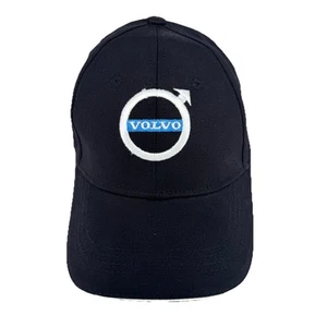 Official Volvo Merchandise Hat Cap Cars Trucks Navy & Silver Logo 100% Cotton - Picture 1 of 16