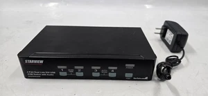 Starview SV431DVIUAHR 4-Port Dual Link DVI USB KVM Switch - TESTED - GC-6273 - Picture 1 of 8