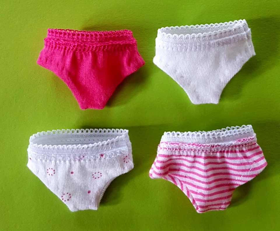 Barbie Tressy Lot petites culottes, slips pour poupée mannequin fait-main - Photo 1/1
