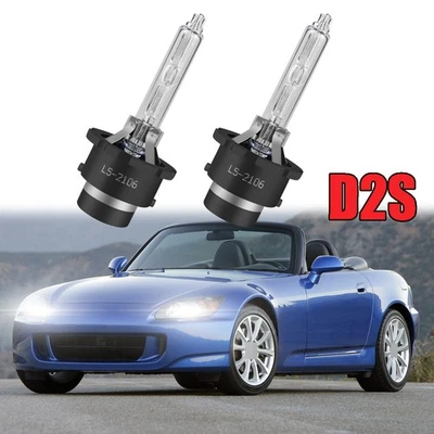 Low Beam D2S White 6000K HID Bulbs For Honda S2000 2000-2009 - image 1 of 4
