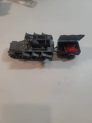 Vintage CORGI HANOMAG HALF-TRACK ROCKET LAUNCHER AMMO TRAILER 1975-80 & Missiles - Image 1 of 4