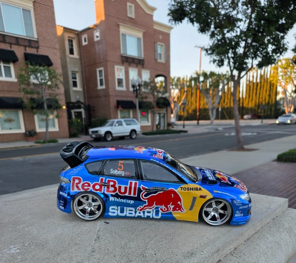 200mm 1/10 Custom Paint WRX REDBULL 4Tec-2 RDS DC10 YD2 MST FZ02 TT02 Body Only - Image 1 of 4