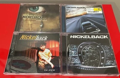Nickelback-4 CD Lot-Dark Horse,The State,Right Reasons,Silver Side Up Foto 1 de 3