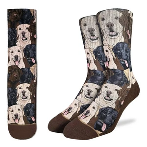 Calcetines Labrador Retrievers Para Hombre Calce Activo Talla 8-13 Buena Suerte Moda Nuevos - Imagen 1 de 1