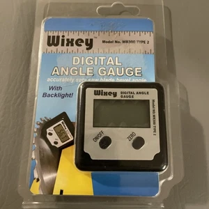 Wixey WR300 Digital Angle Finder with Magnetic Base Easy Calibration 0.1 Degree - Picture 1 of 6