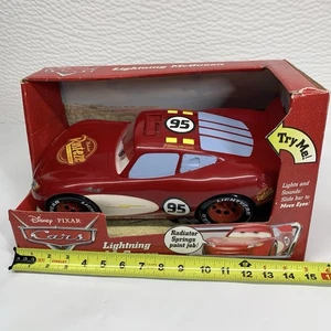 2007 Cars Lightning McQueen 14" Lights and Sounds Disney Pixar Mattel SEHR SELTEN - Bild 1 von 24