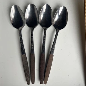 4 Interpur INR2 Stainless Teaspoons (Japan) - Picture 1 of 10