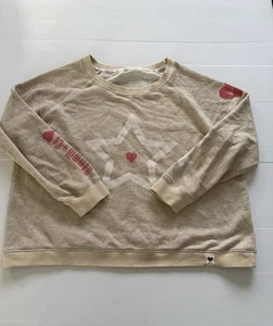Hammill & Co Clothing Womens Jumper Sweater Size Large Crop Beige Cotton Blend - Picture 1 of 11
