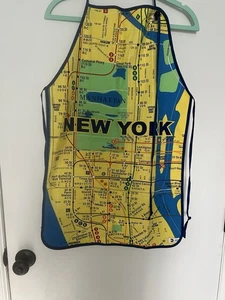 NYC New York City Subway City Road Map  Adjustable Apron Souvenir Preowned - Picture 1 of 11