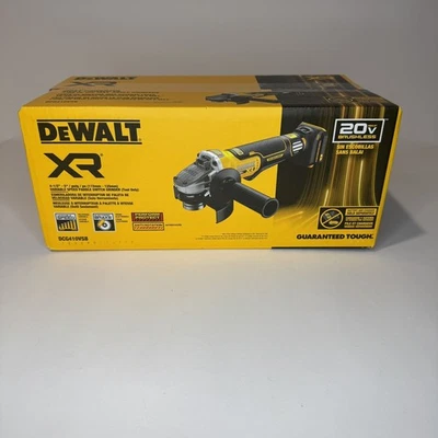 Amoladora angular de velocidad variable inalámbrica DEWALT 20V XR de 4-1/2 pulgadas a 5 pulgadas Dcg410vsb  Foto 1 de 4