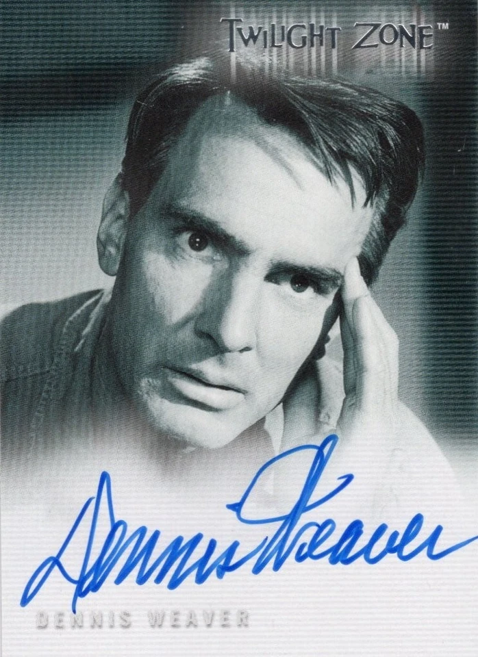 Twilight Zone Series 2: The Next Dimension DENNIS WEAVER A36 Autograph Card - Image 1 of 1