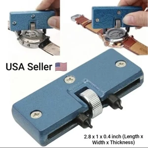 Adjustable Rectangle Watch Back Case Cover Opener Remover Wrench Repair Kit Tool - Picture 1 of 10