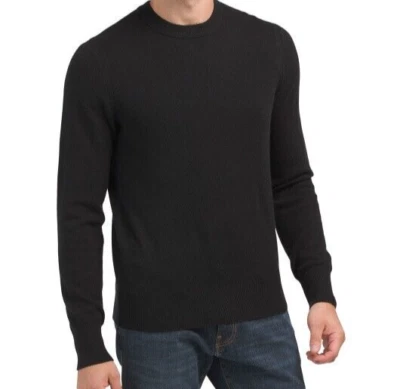 rag & bone Harding Sweater Black ITALIAN Cashmere Crew Logo M;NWT - Image 1 of 4