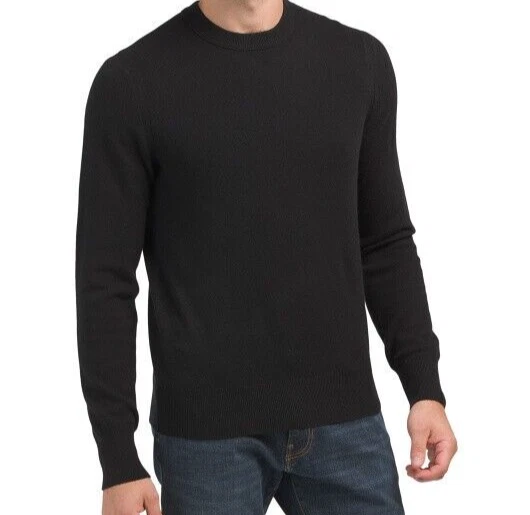 rag & bone Harding Sweater Black ITALIAN Cashmere Logo L;NWT - Image 1 of 4