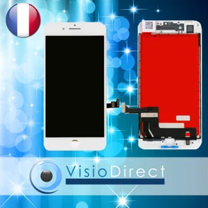Vitre Tactile + Ecran LCD sur chassis pour iPhone 8 blanc - Photo 1/1