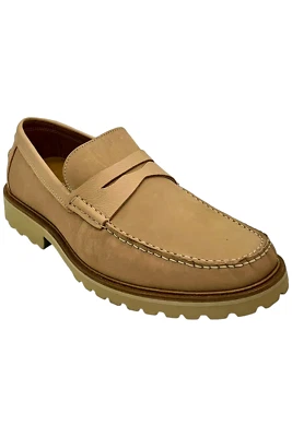 Donald Pliner Men's Joe Nubuck SLip-On Loafers Ecru - Изображение 1 из 3