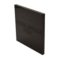 Gloss Black Acrylic Perspex® Plastic Sheet A4 10mm Thick x 297mm x 210mm