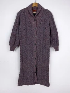 Atemberaubender seltener Vintage MISSONI Boho-Mantel mit Zopfmuster und Knopfleiste Größe S - Bild 1 von 18