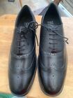 mens formal shoes M&S Black leather size 12