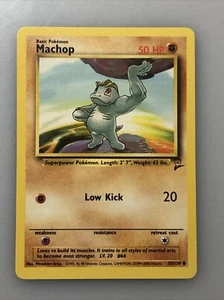 Machop (Machollo) 52/102 NM Near Mint German Base Set Pokemon Card - Picture 1 of 5