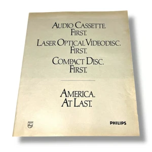 Phillips Audio Cassette 1988 primer anuncio impreso original vintage - Imagen 1 de 2
