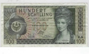 Austria - 100 Schilling 02-01-1969 VF-XF! P#145 + a Gift         AUAZ - Picture 1 of 4