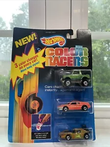 Hot Wheels Color Racers confezione da 3 #7283 nuove con scatola - Foto 1 di 6