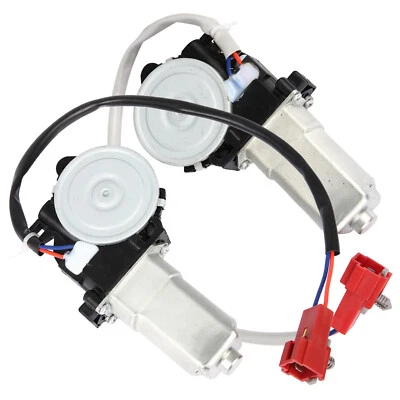 Par de motores de ventana eléctrica delantera para Dodge D150 D250 D350 W150 W250 W350 1990-1993 Foto 1 de 4