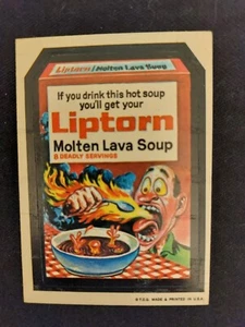 TOPPS Wacky Packages Serie 1 Liptorn Soup EX - Imagen 1 de 2