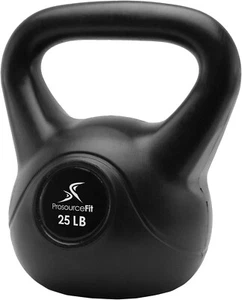 25lbs Kettlebell Vinyl Coated for Full Body Workout and Strength Training NEW - Picture 1 of 5