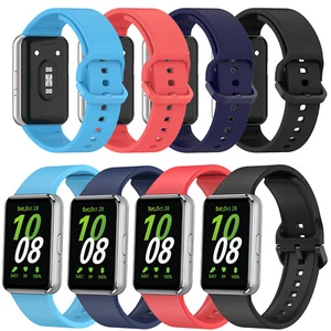 for Samsung Galaxy Fit 3 Watch Bands Soft Silicone Replacement Strap Adjustable - Picture 1 of 26