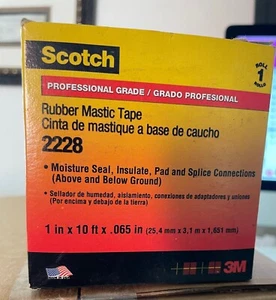3M 2228 Scotch Moisture Sealing Electrical Tape, 1 in x 10 ft x 0.65 in - Picture 1 of 1