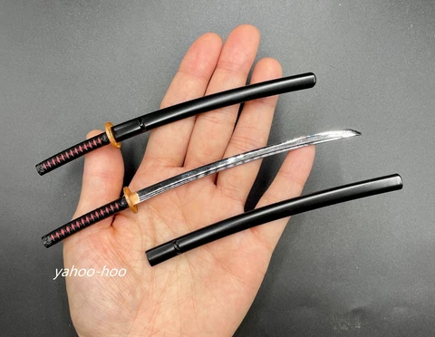 1/6 Katana Samurai Wakizashi Sword METAL for 12'' Action Figure Doll Cover