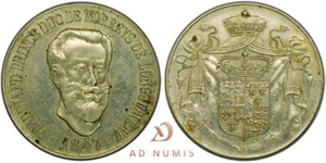 Jeton 1847 Villes et Noblesse Norreys Longjumeau Ile de France SUP - Métal blanc - Picture 1 of 1